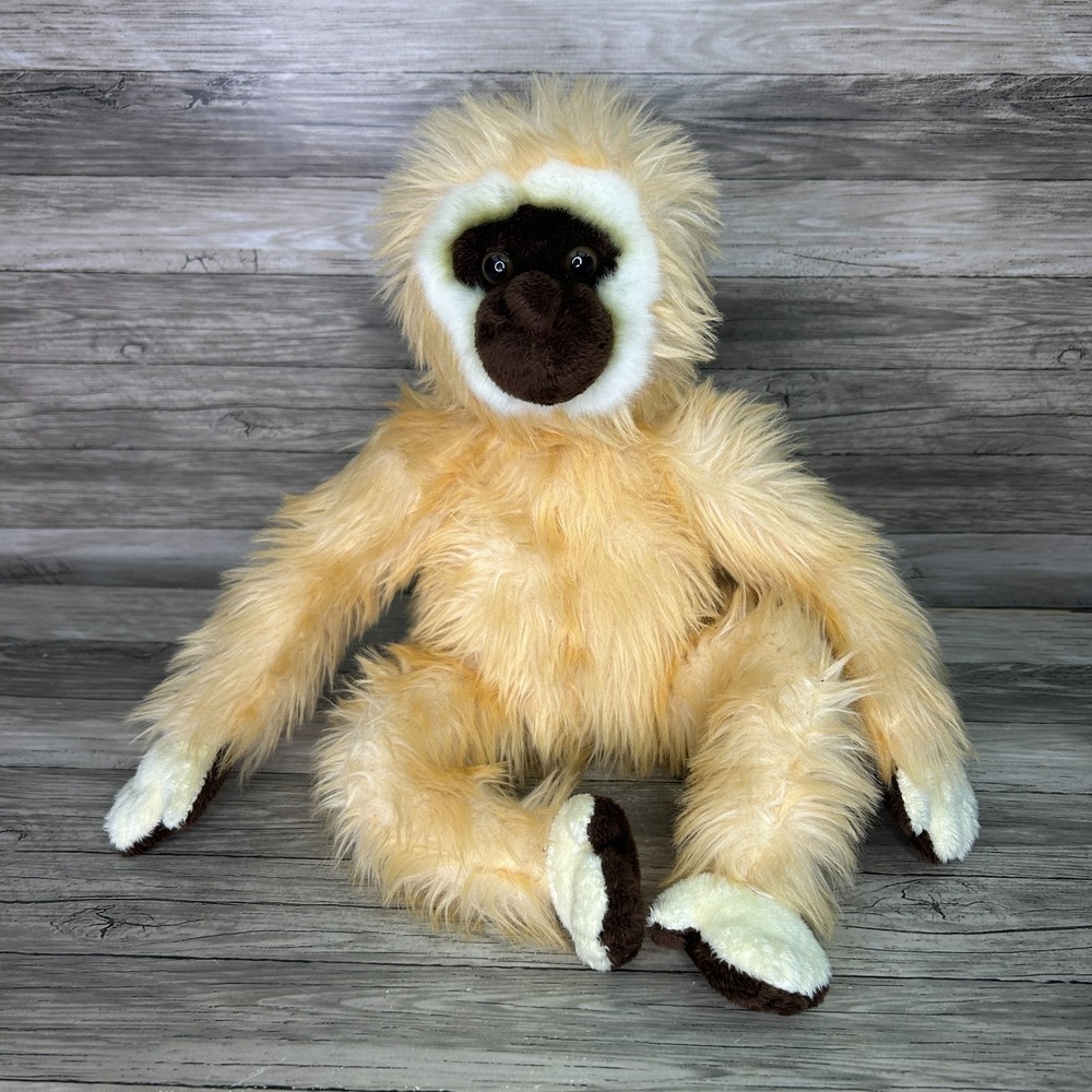 Aurora Gibbon Monkey Plush Stuffed‎ Animal Toy Jungle Realistic